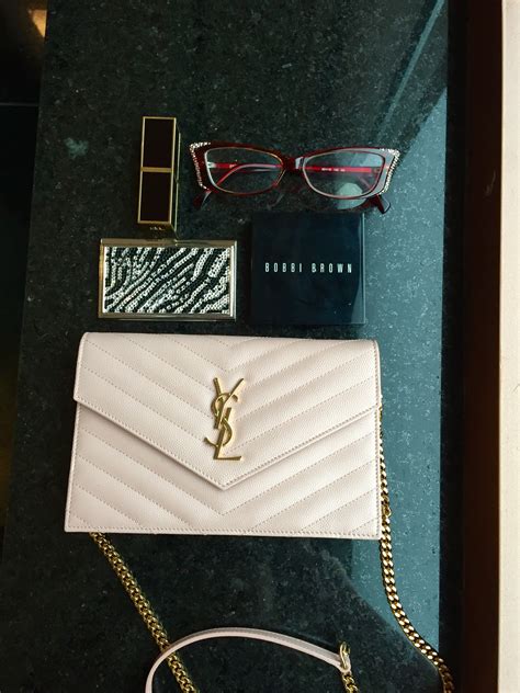 ysl wallet on chain size comparison|best wallet on chain women.